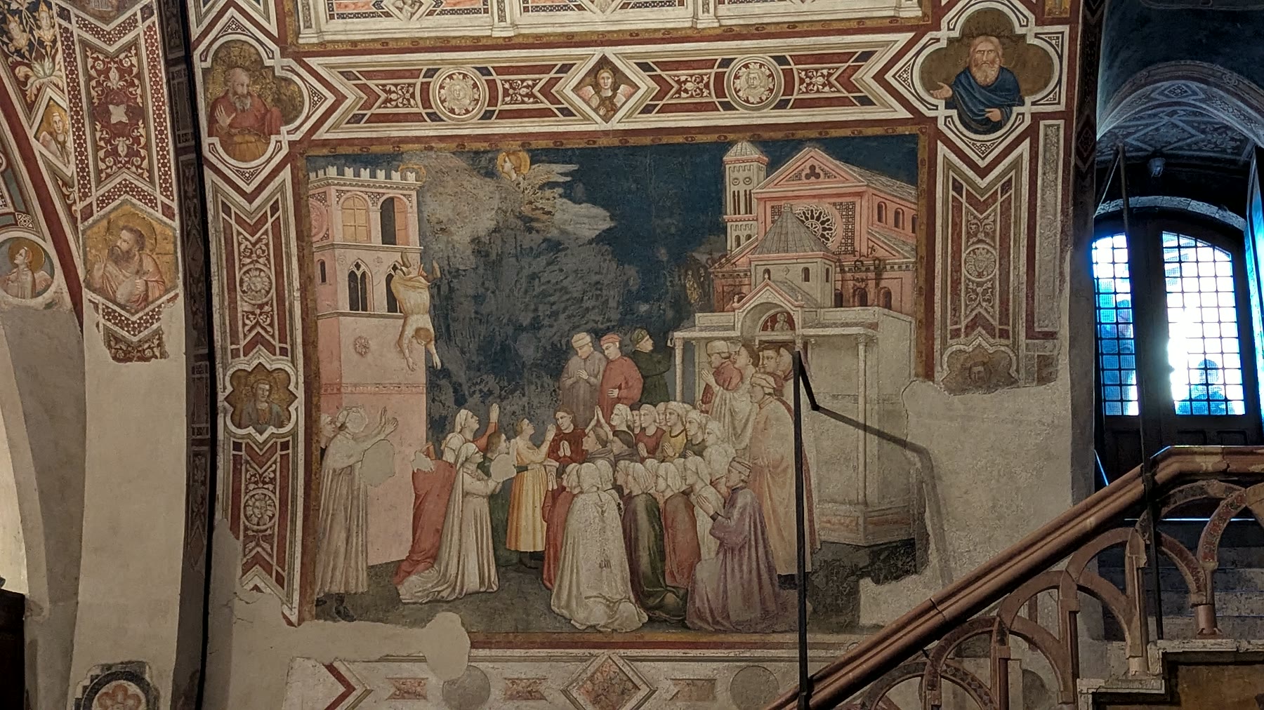 A medieval fresco in Assisi