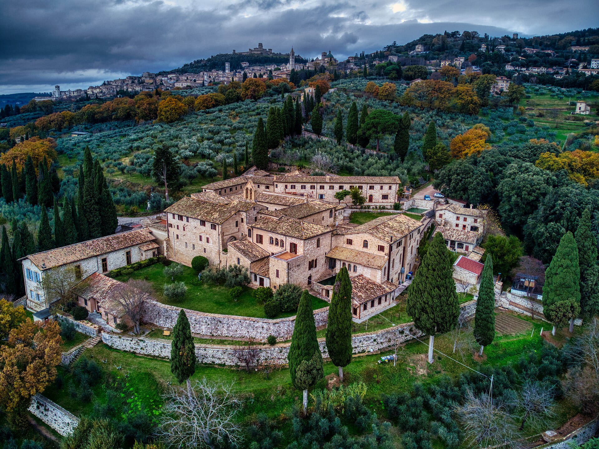 The church and convent of San Damiano