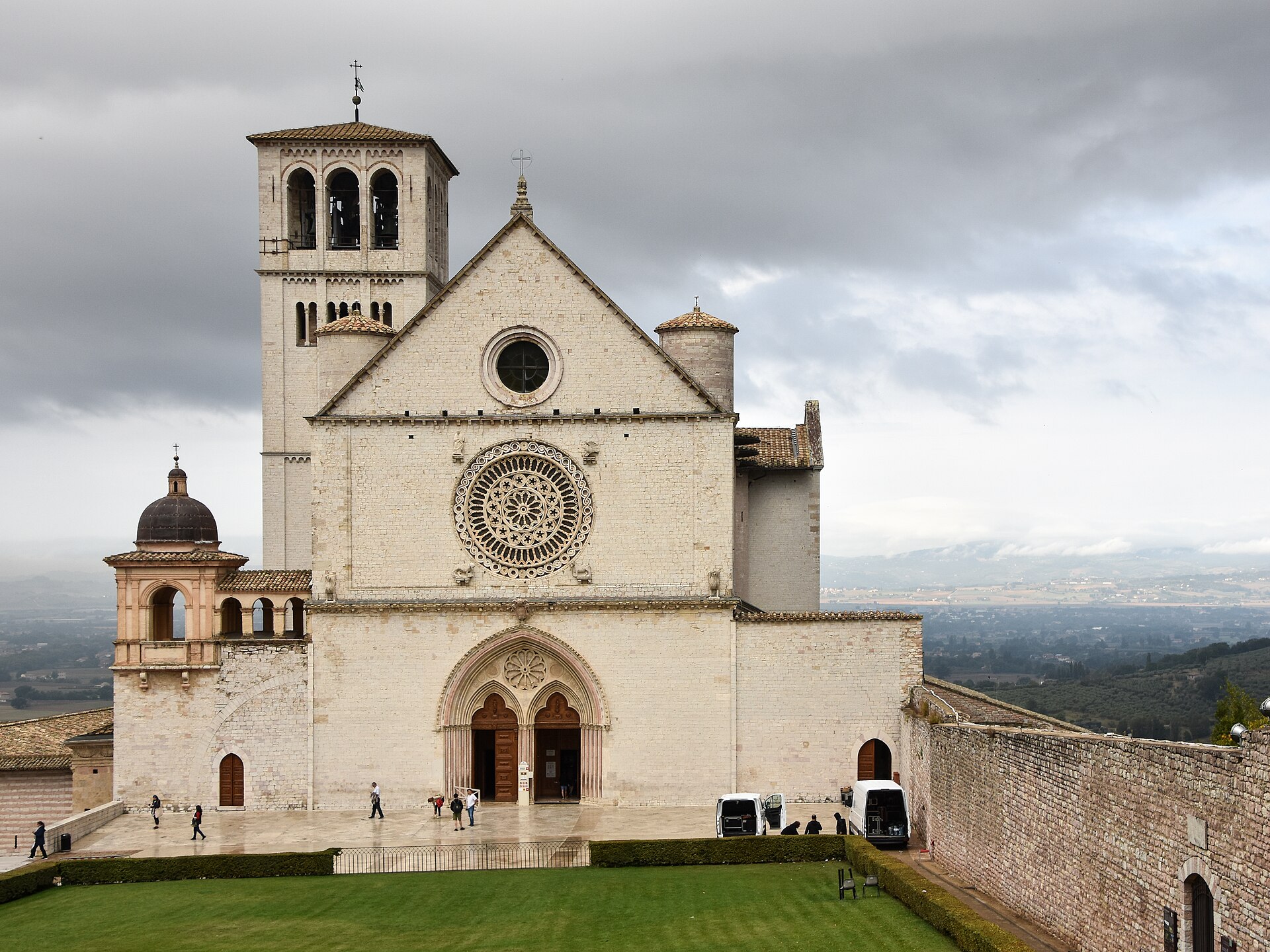 The Basilica of Saint Francis in Assisi